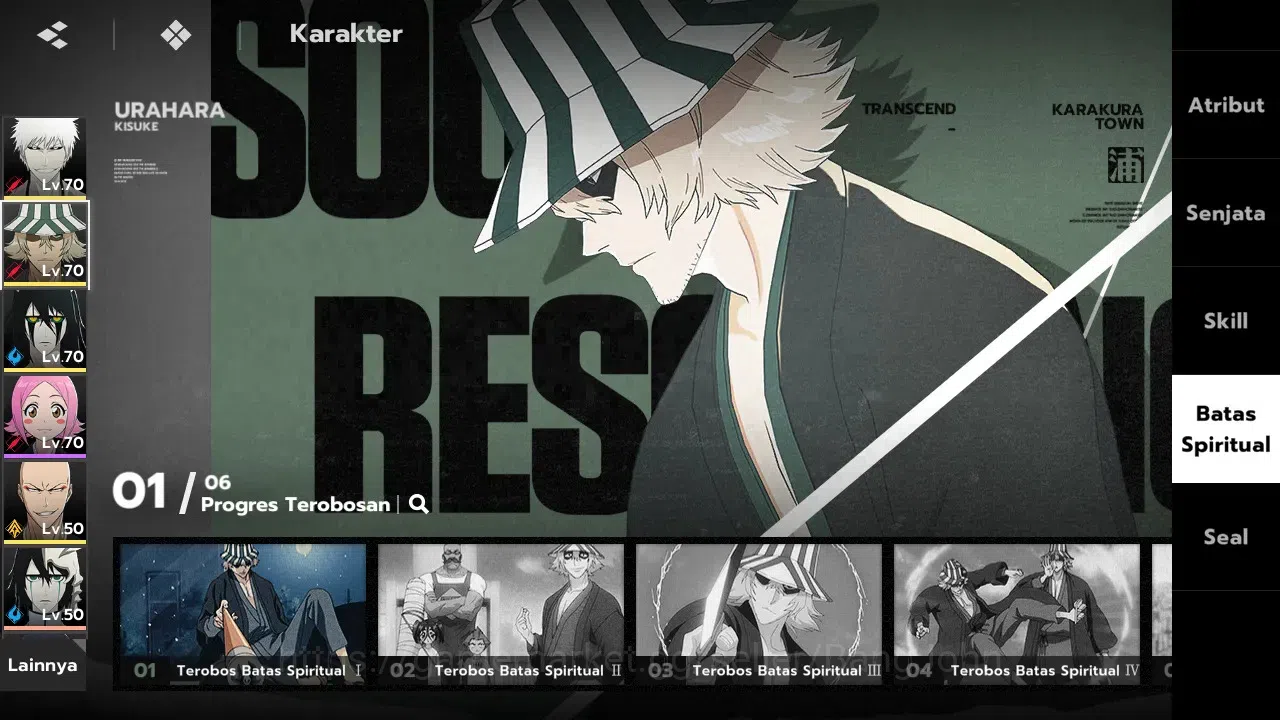 BLEACH: Soul Resonance Accounts Nuverse SEA | Lvl 54 | 5 SSR Seal 2 (Ulquiora 1/6, White Ichigo, Urahara 1/6, Ikkaku 10