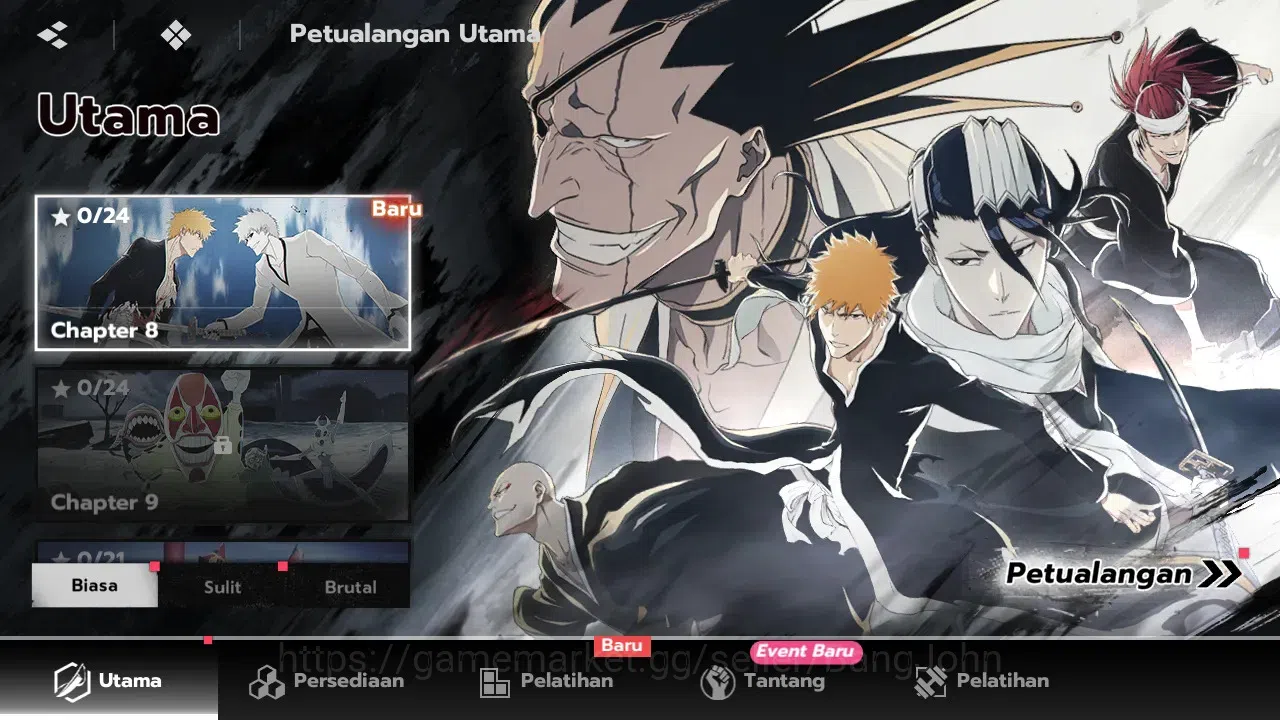 BLEACH: Soul Resonance Accounts Nuverse SEA | Lvl 54 | 5 SSR Seal 2 (Ulquiora 1/6, White Ichigo, Urahara 1/6, Ikkaku 2