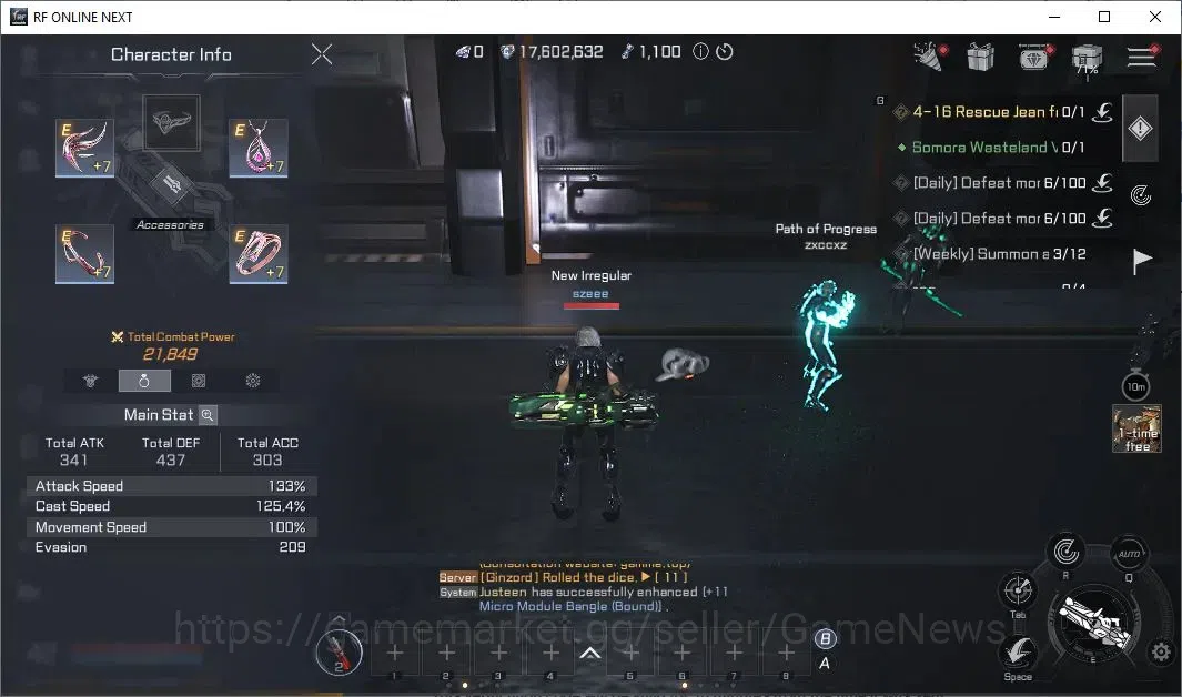 RF Online Next Accounts Starter Anka 2 | Lvl 42 | 21k CP + 17M Credit | Fr image 4