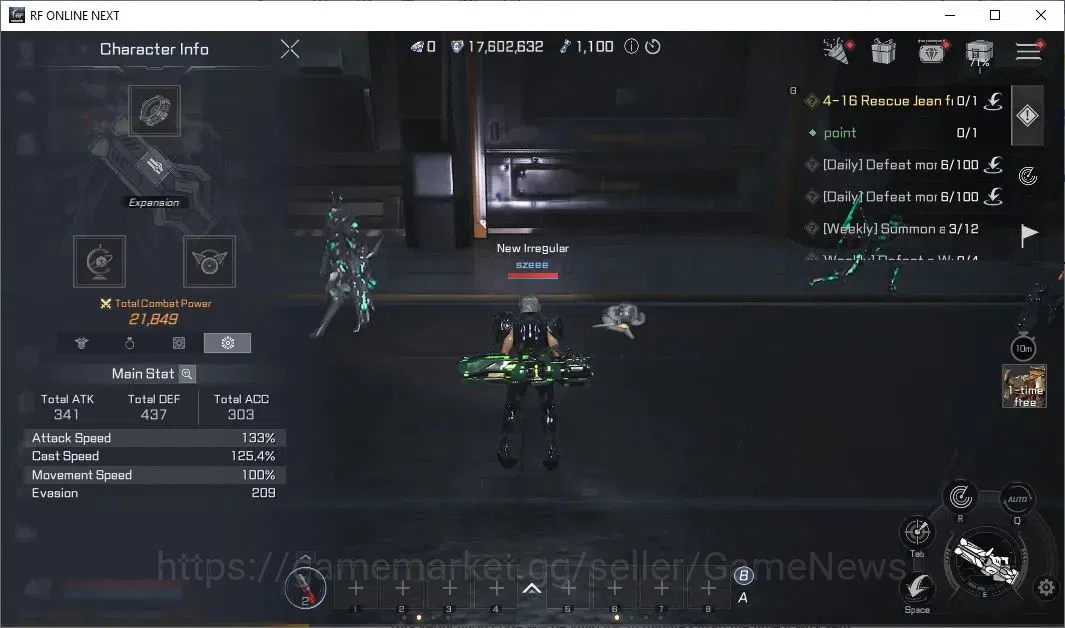 RF Online Next Accounts Starter Anka 2 | Lvl 42 | 21k CP + 17M Credit | Fr image 6