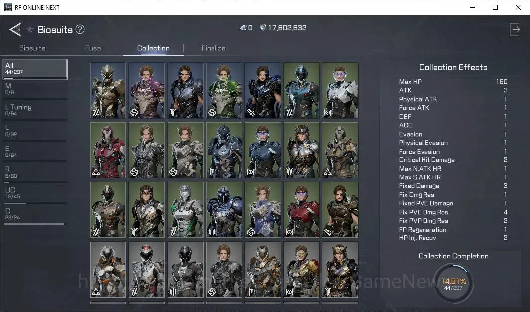 RF Online Next Accounts Starter Anka 2 | Lvl 42 | 21k CP + 17M Credit | Fr image 9