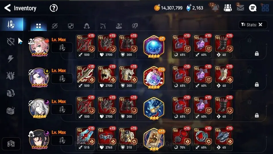 Epic Seven Accounts ASIA UnVerif|4 ML(BHwayoung,Straze,US Chouxm,EW Lu image 16