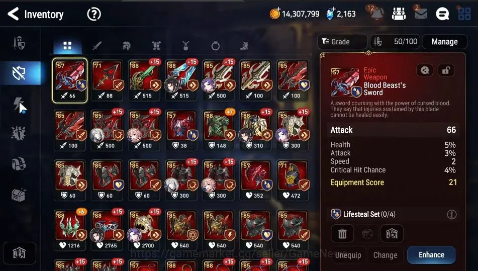Epic Seven Accounts ASIA UnVerif|4 ML(BHwayoung,Straze,US Chouxm,EW Lu image 17