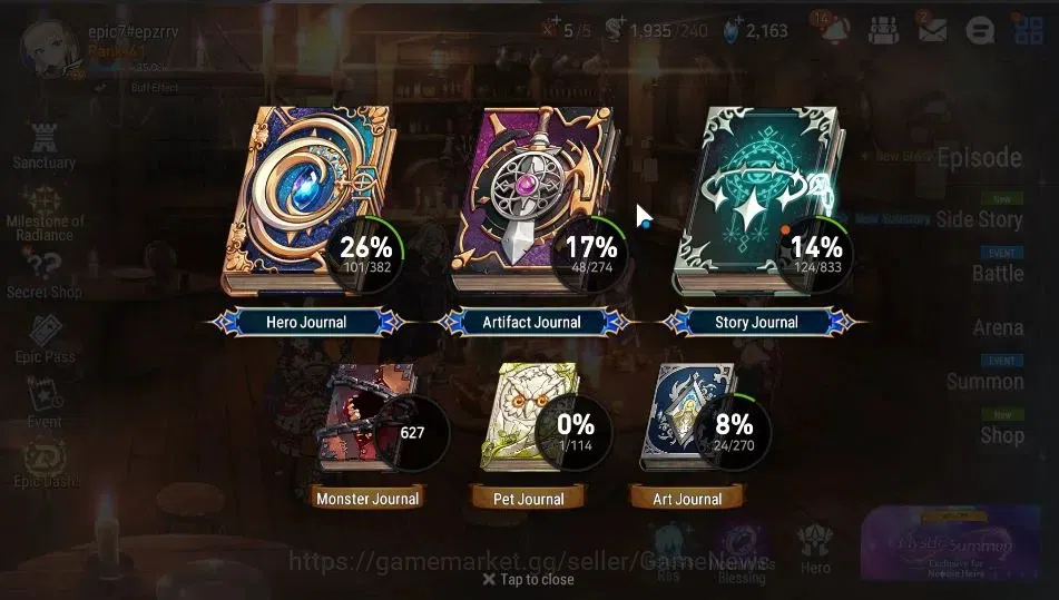Epic Seven Accounts ASIA UnVerif|4 ML(BHwayoung,Straze,US Chouxm,EW Lu image 3