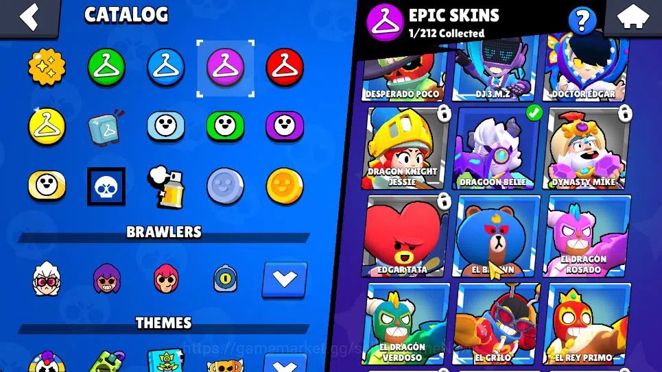 Brawl Stars Accounts 1072 Trophy|16 Brawlers 4 MAX Lv Myth: Mortis|1 Ep image 6