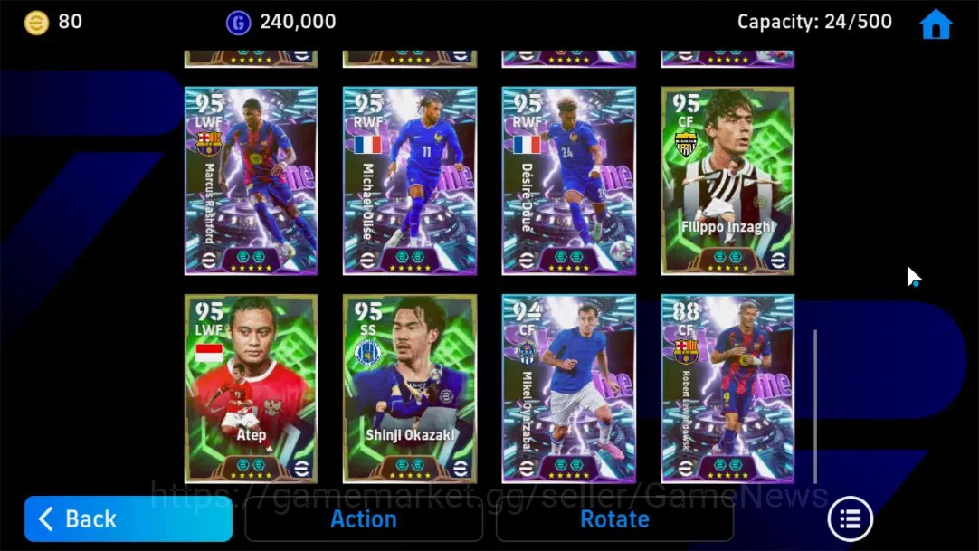eFootball Accounts Android|Epic Luis Figo,Francesco Totti,Highlight-S image 9
