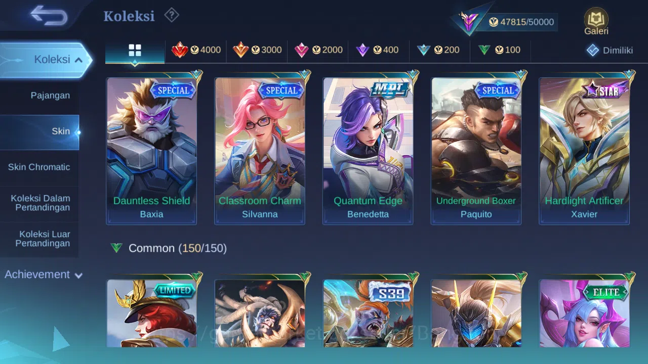 Mobile Legends: Bang Bang Accounts Others Hero 128 Skin 229 | KOF Karina | Annual Haya | CC Natalia | Dtamer lance, Estes 11