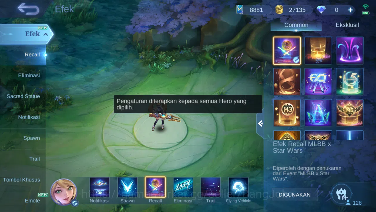 Mobile Legends: Bang Bang Accounts Others Hero 128 Skin 229 | KOF Karina | Annual Haya | CC Natalia | Dtamer lance, Estes 14
