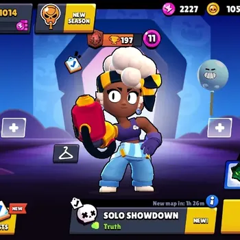 Brawl Stars Accounts Trophy 1014|17 Brawler | 3 Max Hypercharge (Shelly,Emz,Edgar) | 4100 Bling | 1 Epic Skins |Protect
