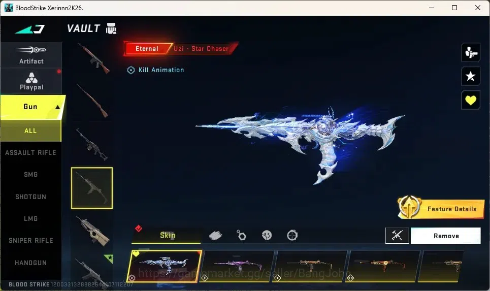 Blood Strike Accounts High-End ASIA | 2 EVO: FAL,Galil|5 Eternal Guns|2 Eternal Striker|3 7DS,2 AOT,1 EVA,2 TR|2 Ultra 11