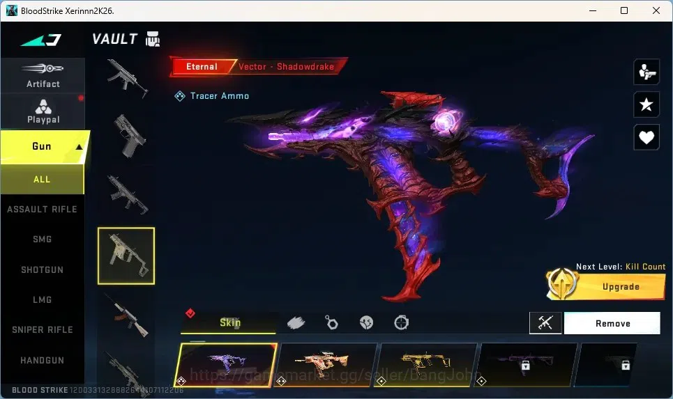 Blood Strike Accounts High-End ASIA | 2 EVO: FAL,Galil|5 Eternal Guns|2 Eternal Striker|3 7DS,2 AOT,1 EVA,2 TR|2 Ultra 2