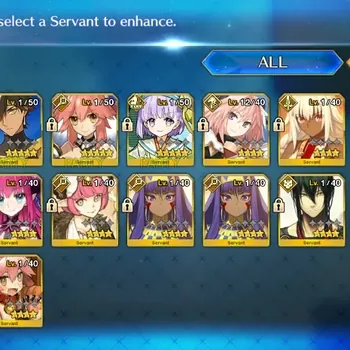 Fate-Grand Order Accounts NA Starter Fuyuki Lv 1|4 SSR Servant|( Melusine, Tamamo Caster, Kazuradrop, Ozy )|Special