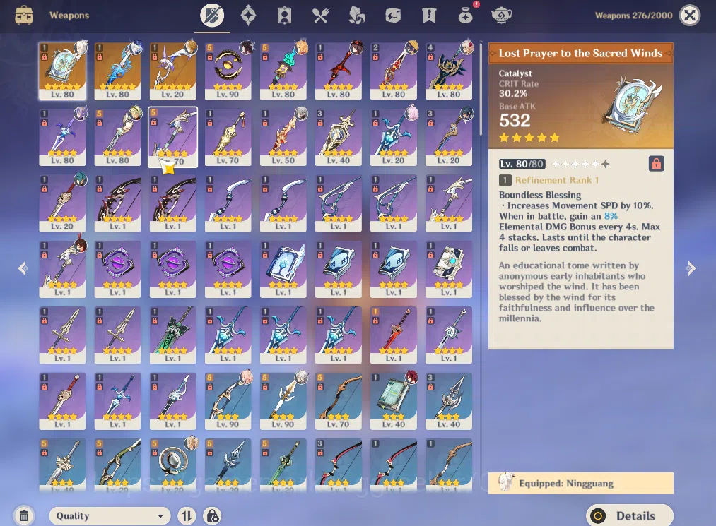 Genshin Impact Accounts ASIA|AR55|6 Limited+3(*5Weapon)|ColumbinaC1,Furina image 5