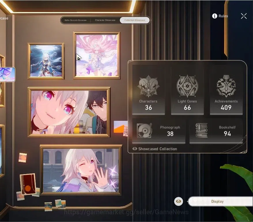 Honkai Star Rail Accounts Others Asia|TL 65|9 Limited|7 Pass+1,2k Jade|(Evanescia,Archer)+Sign,Huohuo 3