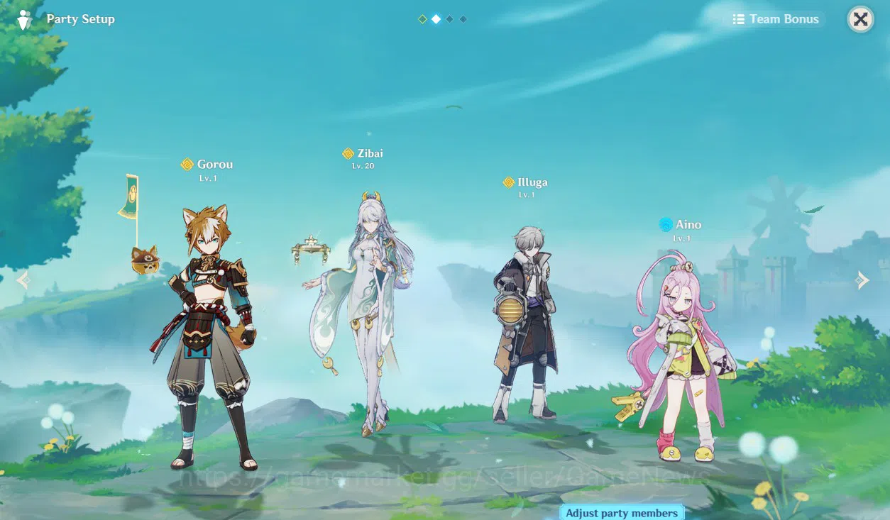 Genshin Impact Accounts NA | AR 55 |LunarCristalizeTeam[ZibaiC2+Sign,Illug image 8