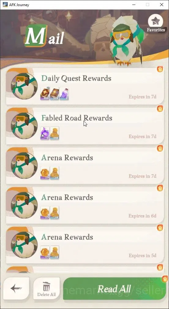 AFK Journey Accounts GLOBAL S169|5 S Char (Aurora 13 Ascend)13 Elite|44 image 7