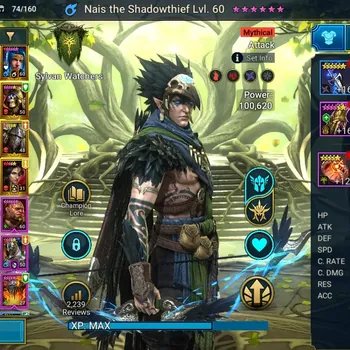 Raid: Shadow Legends Accounts Mid-Game Lv 50|987K PWR|1 Mythic(Nais)+18