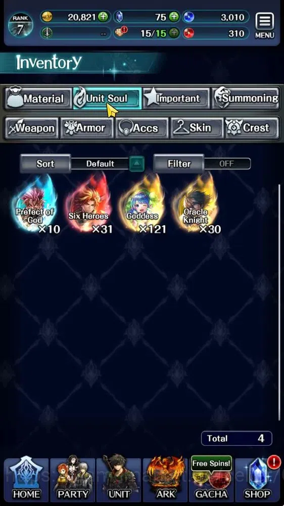 Last Cloudia Accounts Endgame GLOBAL|Rank 7|Collab Brave Frontier (Goddess Tilith,Fire God Vargas) Top Tier Unit (Goddess 8
