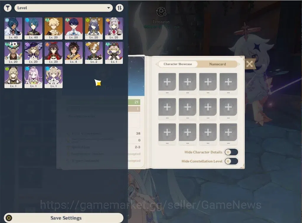 Genshin Impact Accounts ASIA|AR21|Fresh Starter|1Limited+12(*4Character)|L image 2
