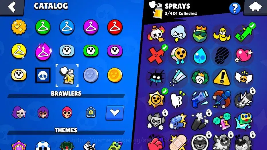 Brawl Stars Accounts 870 Trophy|11 Brawlers 1 Max Lvl (Full Buffies Emz)|8K Bling+2K Coins+40 Gem|CN ON|Take Email(BRS1148) 13