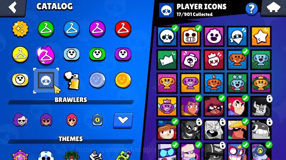 Brawl Stars Accounts 870 Trophy|11 Brawlers 1 Max Lvl (Full Buffies Emz)|8K Bling+2K Coins+40 Gem|CN ON|Take Email(BRS1148) 14