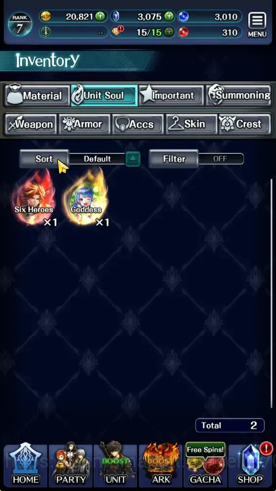 Last Cloudia Accounts GLOBAL|Rank 7|3K Crystal|Collab Brave Frontier (Fi image 13