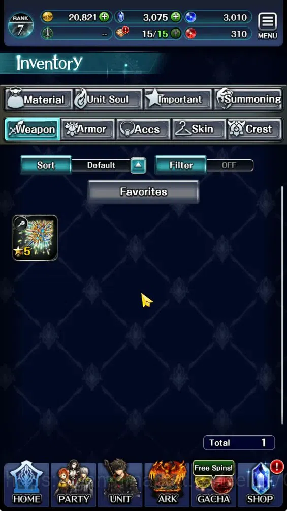 Last Cloudia Accounts GLOBAL|Rank 7|3K Crystal|Collab Brave Frontier (Fi image 14