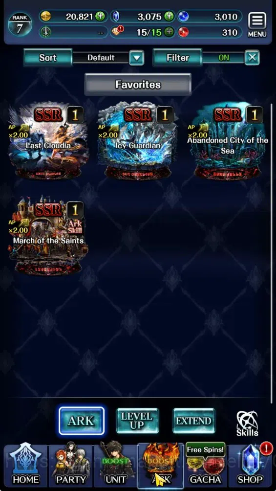 Last Cloudia Accounts GLOBAL|Rank 7|3K Crystal|Collab Brave Frontier (Fi image 5