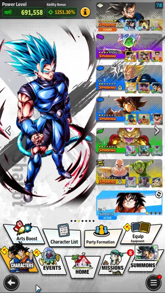 Dragon Ball Legends Accounts Ready Gacha 10k CC|27M Total Power|LV147|3LR+4UL+1 image 2