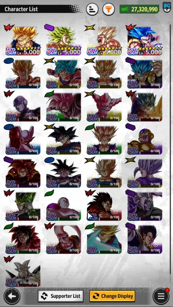 Dragon Ball Legends Accounts Ready Gacha 10k CC|27M Total Power|LV147|3LR+4UL+1 image 4