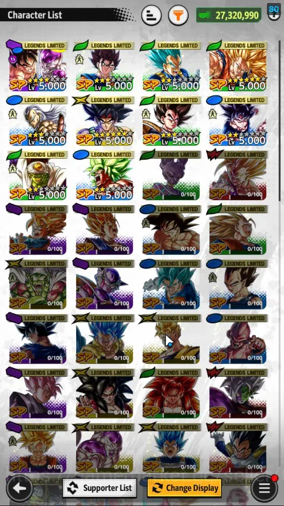 Dragon Ball Legends Accounts Ready Gacha 10k CC|27M Total Power|LV147|3LR+4UL+1 image 5