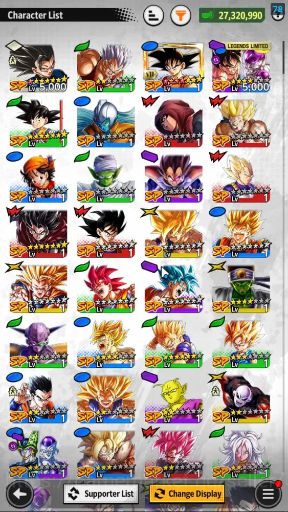 Dragon Ball Legends Accounts Ready Gacha 10k CC|27M Total Power|LV147|3LR+4UL+1 image 6