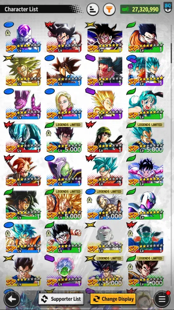 Dragon Ball Legends Accounts Ready Gacha 10k CC|27M Total Power|LV147|3LR+4UL+1 image 7