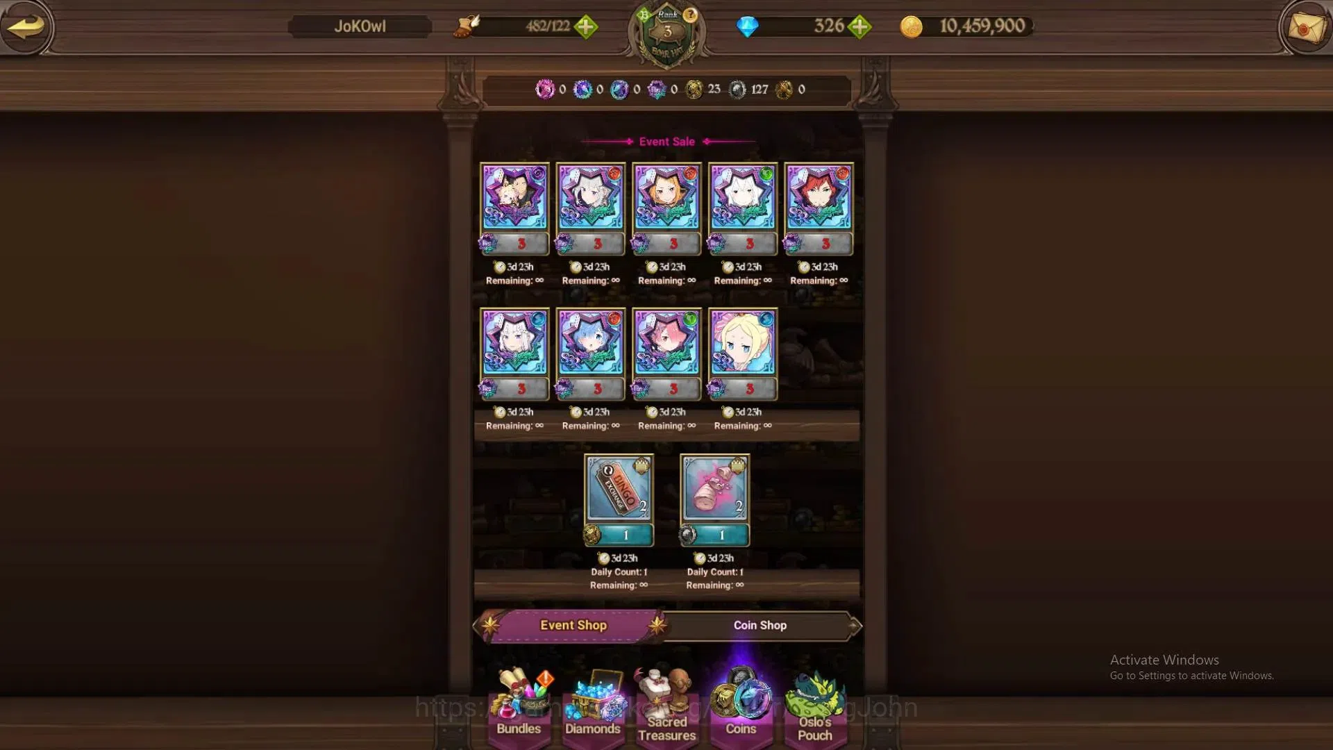 The Seven Deadly Sins: Grand Cross Accounts Global|859k CC|326Dm+1LRBox|1 LR + 1 UR + Collab R image 8