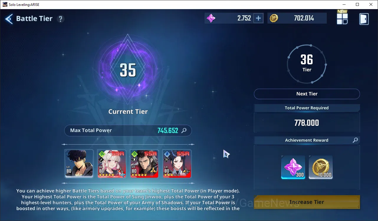 Solo Leveling: ARISE Accounts 745 Power Good Build Hunter|14 SSR|MireiA6+SignA5, image 10