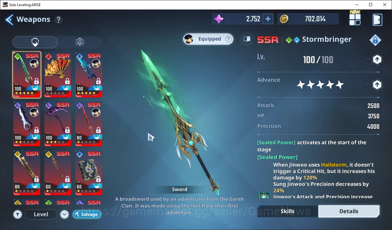 Solo Leveling: ARISE Accounts 745 Power Good Build Hunter|14 SSR|MireiA6+SignA5, image 6
