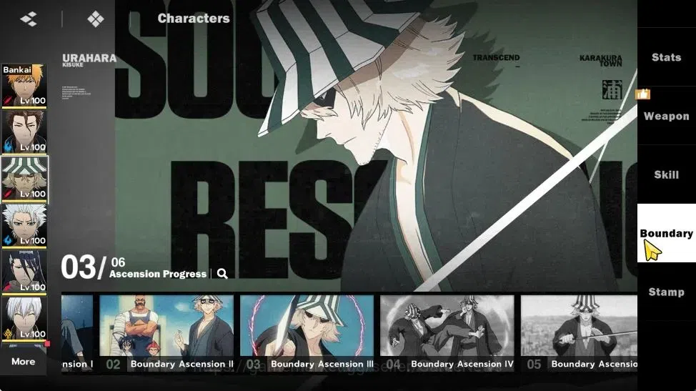 BLEACH: Soul Resonance Accounts NuverseSEA|LV77|14 SSR [IchigoB1,AizenB1,ToshiroB2 image 13