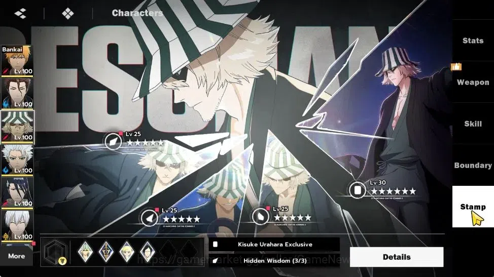 BLEACH: Soul Resonance Accounts NuverseSEA|LV77|14 SSR [IchigoB1,AizenB1,ToshiroB2 image 14