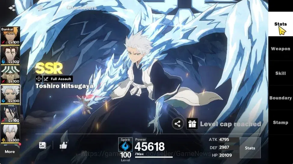 BLEACH: Soul Resonance Accounts NuverseSEA|LV77|14 SSR [IchigoB1,AizenB1,ToshiroB2 image 15