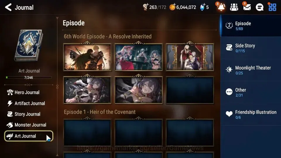 Epic Seven Accounts GLOBAL Unverif|New Era|Starter|2 ML(Salome,Twisted image 18