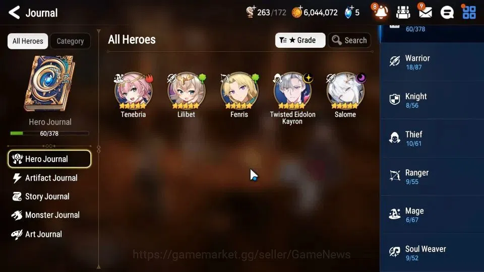 Epic Seven Accounts GLOBAL Unverif|New Era|Starter|2 ML(Salome,Twisted image 6
