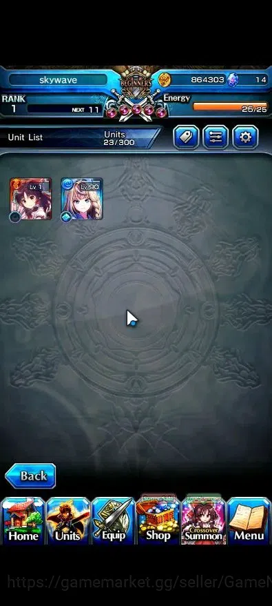 Grand Summoners Accounts End-Game Global|Rank 1|2 Ascend ( Reimu Hakurei,Selia SourceScript Witch)|Lpot 16 |Check SS(GS2577) 4
