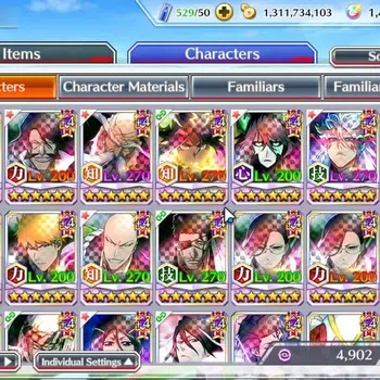 Bleach: Brave Souls Accounts Starter GLOBAL|BP 911K|Fresh ALL Story|3 MT|TYBW26 Jugram,Yhwach,GenRyusai,Yoruichi,11th