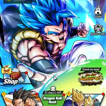 Dragon Ball Legends High-End 128M TP|LV167|4UL+3LR+34LL|SSG SS Gogeta,Beast Goh image 1