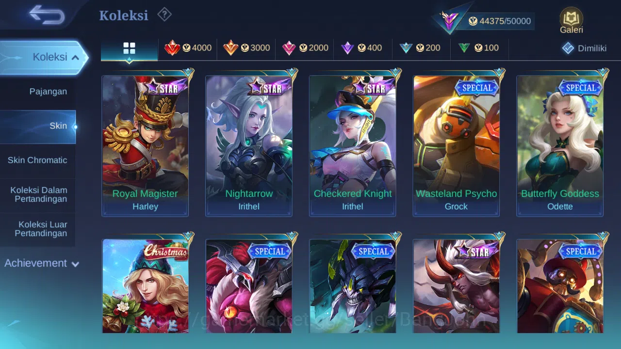 Mobile Legends: Bang Bang Accounts Hero 119 Skin 208 | KOF Karina | Sanrio Floryn | A image 8