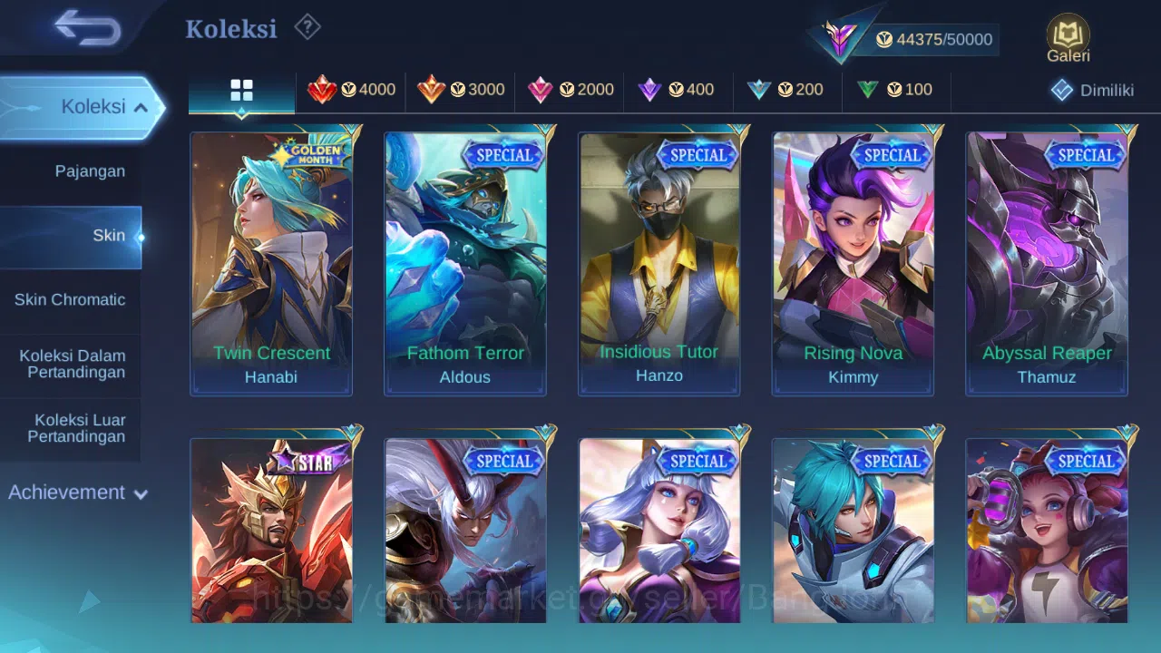 Mobile Legends: Bang Bang Accounts Hero 119 Skin 208 | KOF Karina | Sanrio Floryn | A image 9