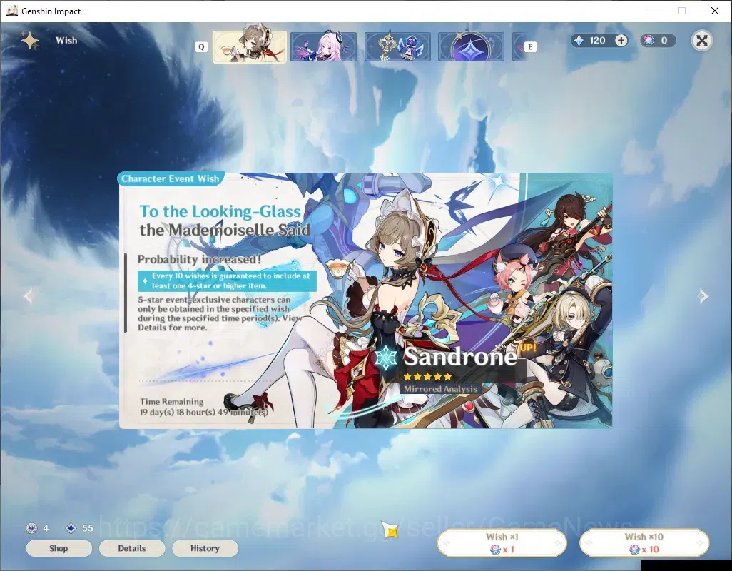 Genshin Impact Accounts ASIA|AR 51|Rate On|5 Limited + 4 (*5 Standard)|Wri image 10