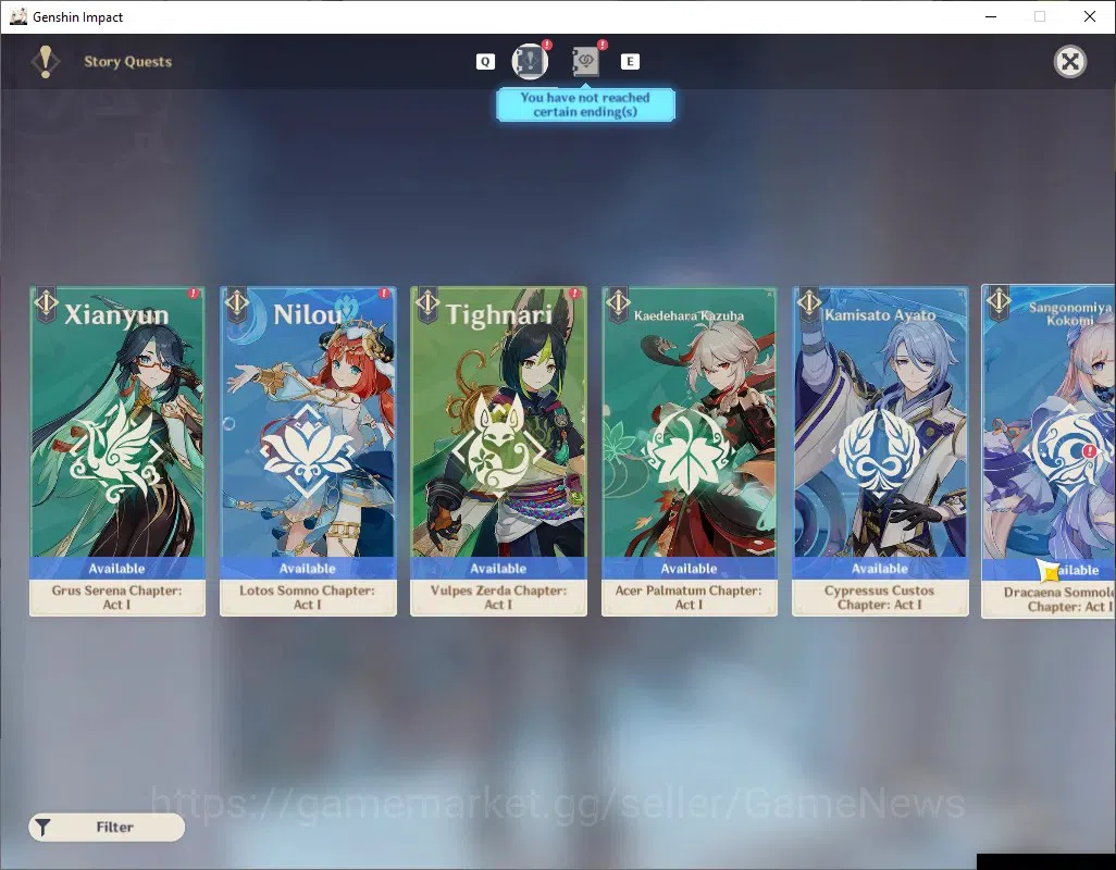 Genshin Impact Accounts ASIA|AR 51|Rate On|5 Limited + 4 (*5 Standard)|Wri image 15