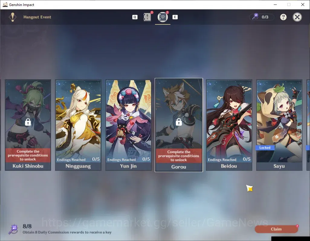 Genshin Impact Accounts ASIA|AR 51|Rate On|5 Limited + 4 (*5 Standard)|Wri image 18