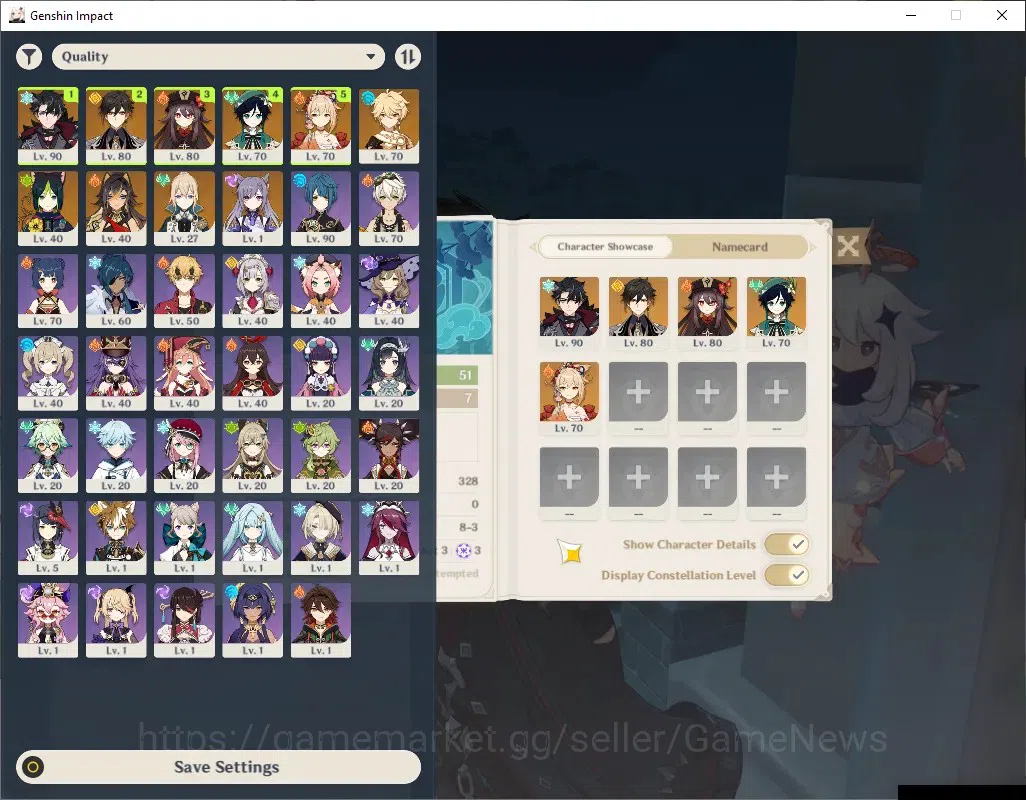 Genshin Impact Accounts ASIA|AR 51|Rate On|5 Limited + 4 (*5 Standard)|Wri image 2